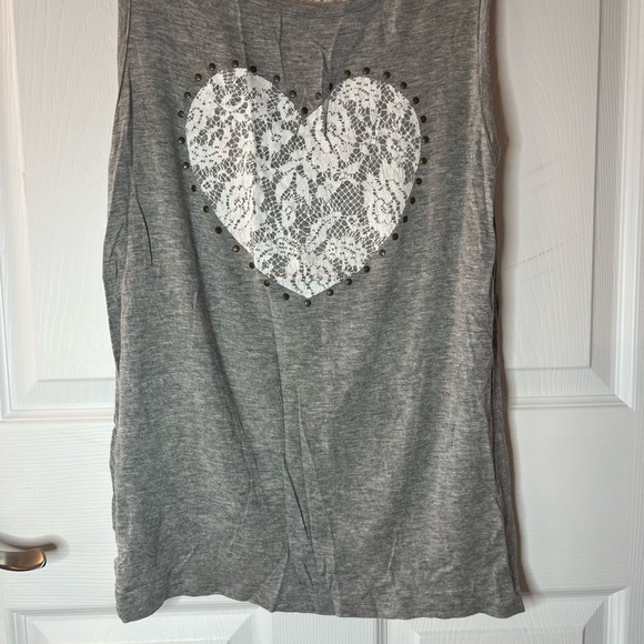 Ginger G Women’s Lace Heart Shaped Shirt Medium - Picture 4 of 11